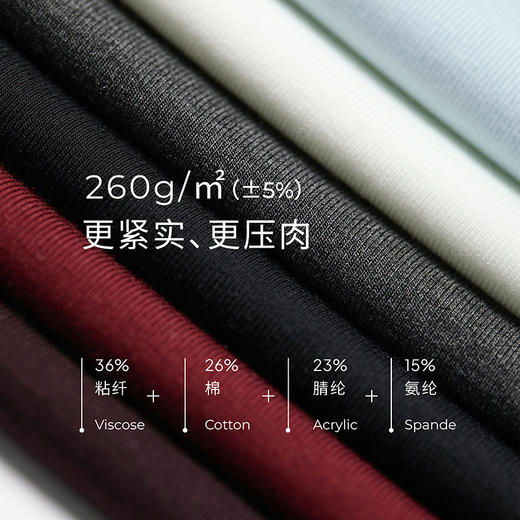 初棉女款正肩修身白色短袖T恤 | 高弹面料、修身舒适、简约气质、多款选择【HZ】 商品图2