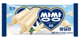 海太爽爽巴香草味雪糕쌍쌍바바닐라