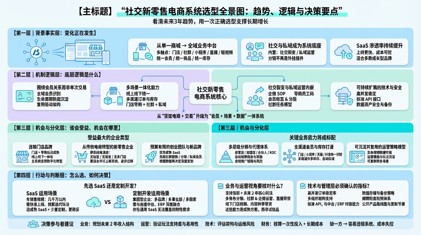 社交新零售电商系统在往哪儿发展？