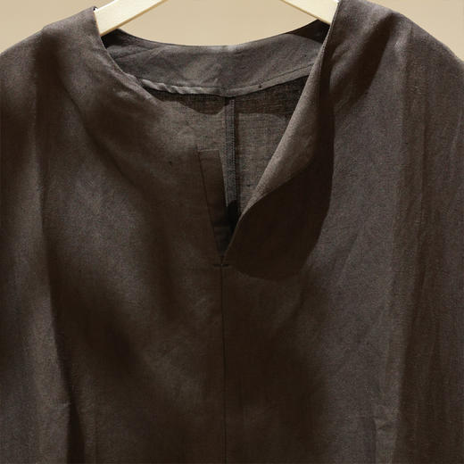 【抖音专属】染染衬衣(1805050墨黑) 商品图1