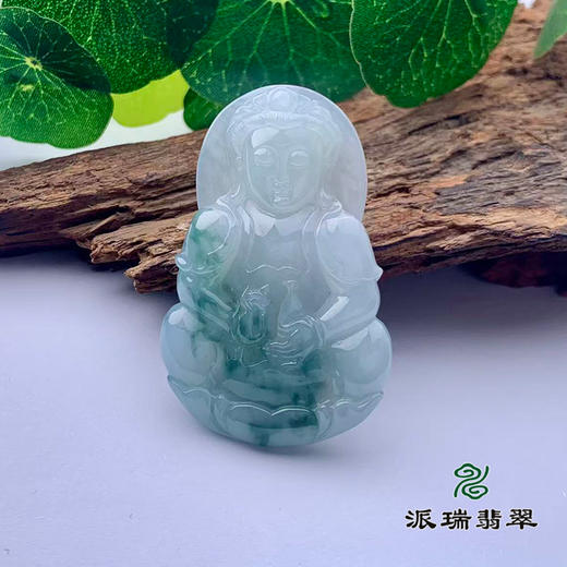 派瑞翡翠 翡翠观音 糯冰 飘花 商品图3