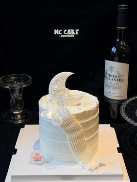 白月光/ins蝴蝶月亮蛋糕