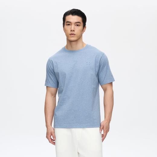 Oneup花纱正肩复古短袖T恤 商品图0