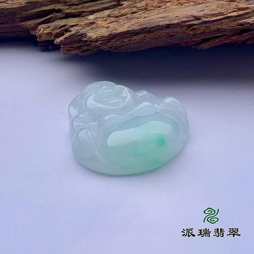派瑞翡翠 翡翠佛 糯种 飘花 商品图2