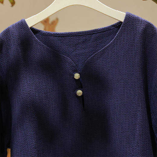 【抖音专属】衬衣（男）(175281墨蓝) 商品图1