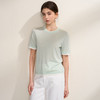 EITIE爱特爱简约撞色高级感透气凉爽圆领短袖针织T恤2026夏季新款B2601212 商品缩略图2