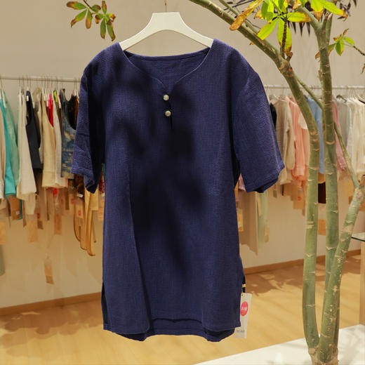 【抖音专属】衬衣（男）(175281墨蓝) 商品图0