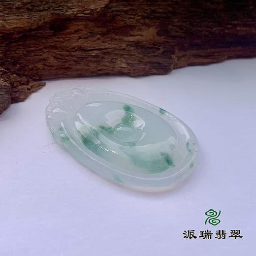 派瑞翡翠 翡翠手镯 糯种 飘花 商品图3