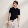 EITIE爱特爱简约撞色高级感透气凉爽圆领短袖针织T恤2026夏季新款B2601212 商品缩略图6