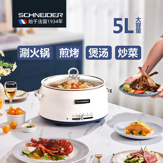 SCHNEIDER（施耐德）分体电火锅5L SWK-XNL03 商品图3