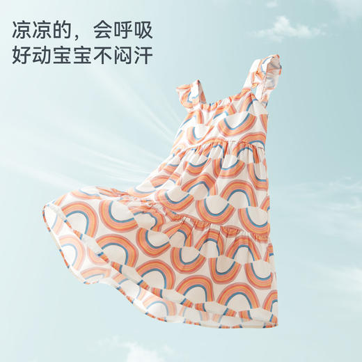 【2026春夏新品】ibaby×outlast太空科技恒温天丝莱赛尔凉凉吊带连衣裙 商品图3