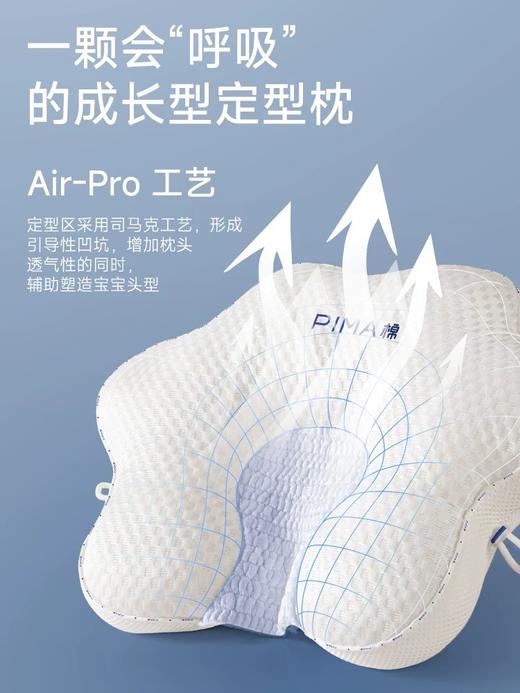 Pima棉定型枕头婴儿0到6个月以上新生儿头型儿童宝宝枕头防偏头 商品图3