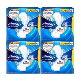 护舒宝液体卫生巾240mm*10片*4