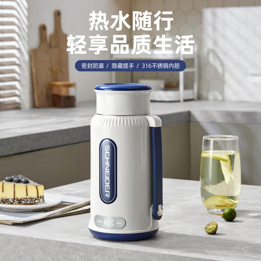 SCHNEIDER（施耐德）便携式电热水壶800ml SWK-XRL01 商品图0
