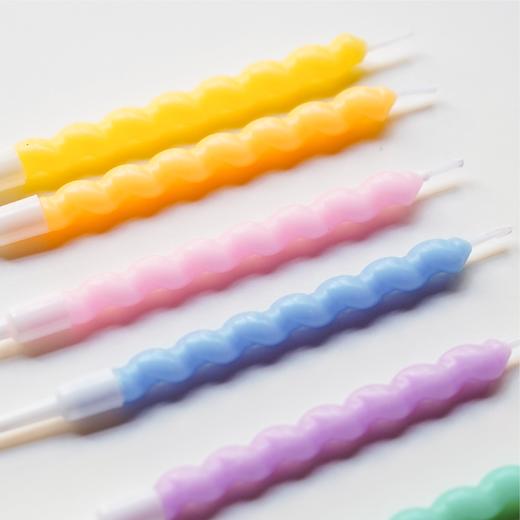 马卡龙扭扭蜡烛1支（颜色随机） 商品图4