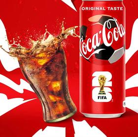 日本可口可乐碳酸饮料500ml/021985  日本进口 世界杯主题可乐