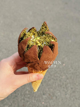 迪拜巧克力糯糯曲奇冰淇淋