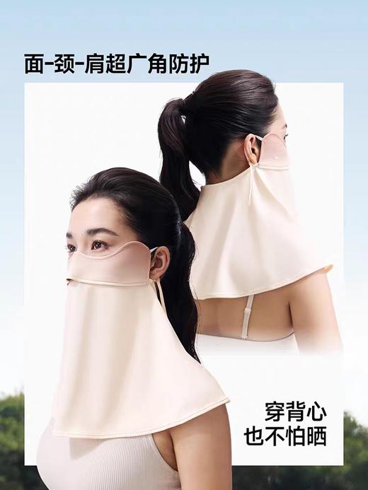 蕉下凉感护颈防晒口罩AL340 漫暮黑 商品图2