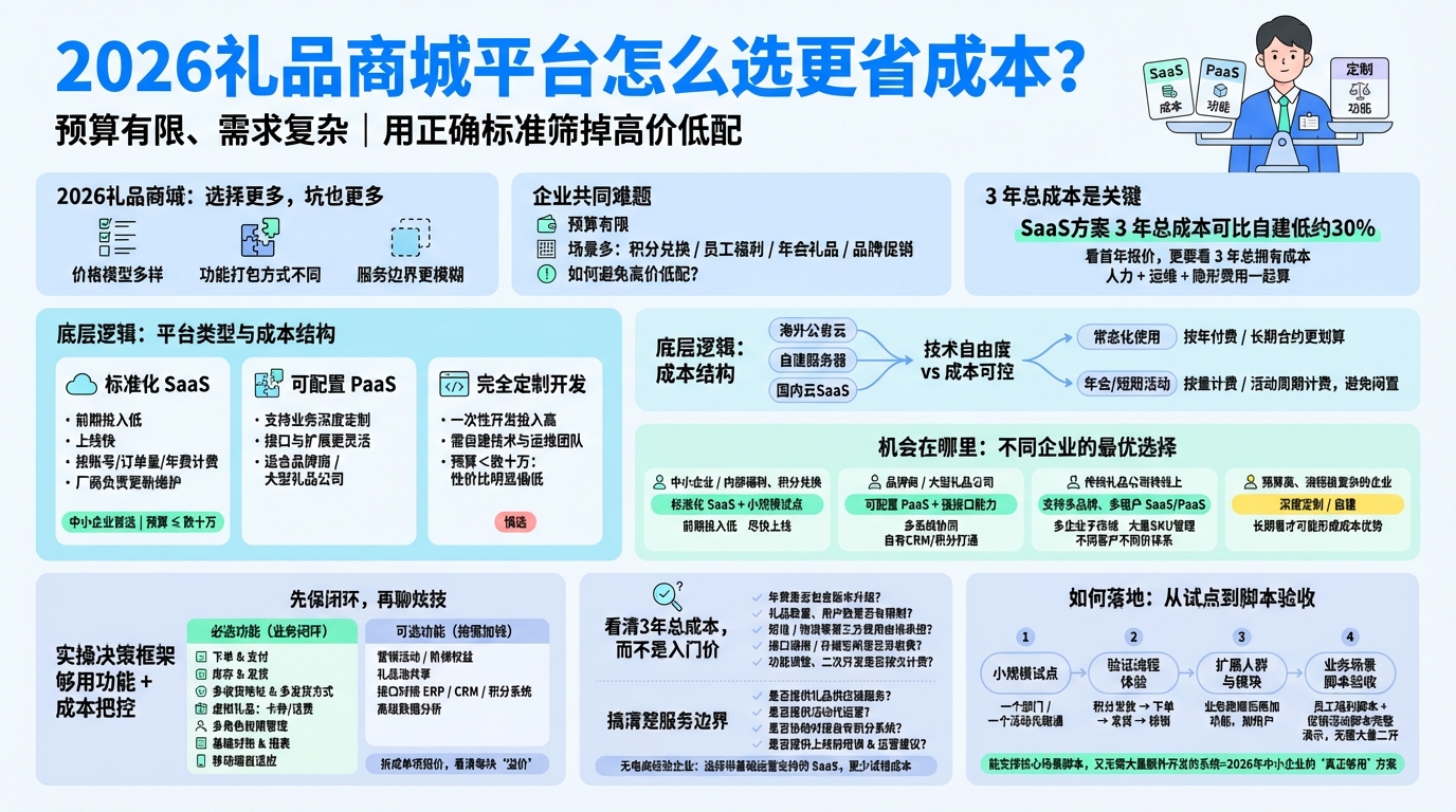2026年礼品商城平台都有哪些主流方案？