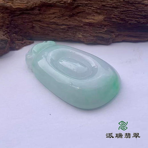 派瑞翡翠 翡翠挂件 糯种 飘花 商品图3