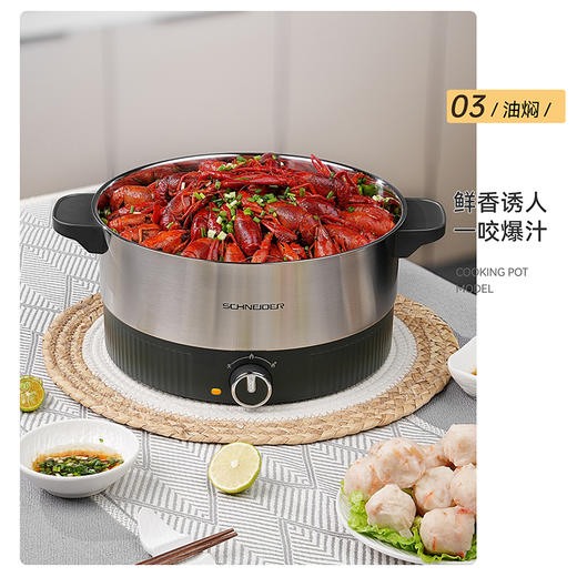 SCHNEIDER（施耐德）多功能电煮锅4L SWK-XDZ03 商品图5