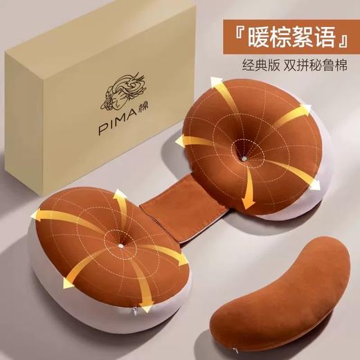 Pima棉自适应悬浮孕妇枕护腰侧卧睡托腹U型枕头怀孕睡觉专用抱枕 商品图5