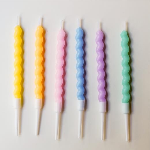 马卡龙扭扭蜡烛1支（颜色随机） 商品图5