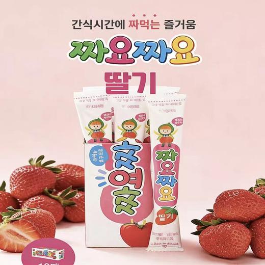 寿尔挤呀挤呀草莓味乳饮品짜요짜요240g 商品图0
