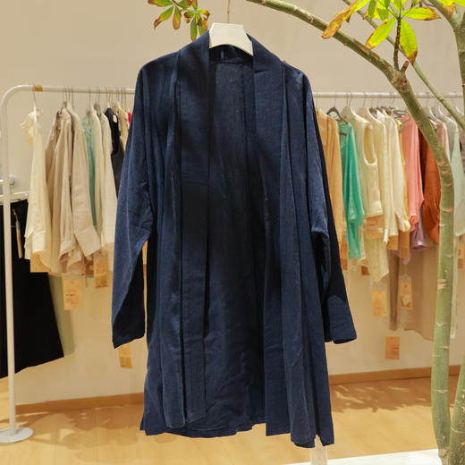 【抖音专属】男士开衫外套（19705927深藏蓝） 商品图1