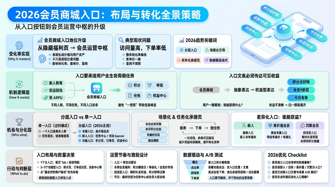 会员商城入口在2026前后扮演什么角色？