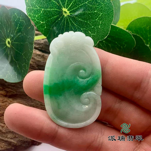 派瑞翡翠 翡翠挂件 糯种 飘花 商品图2
