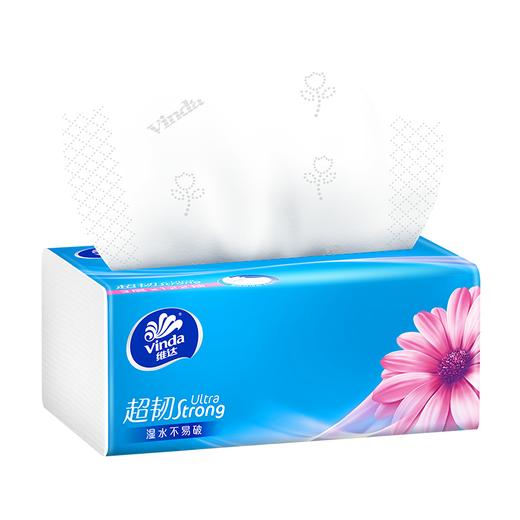维达超韧抽取式纸面巾 122抽 3层20包装/箱 抽纸 商品图2