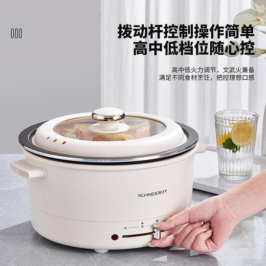 SCHNEIDER（施耐德）电火锅3.5L SWK-XNL17 商品图1