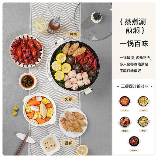 SCHNEIDER（施耐德）多功能电煮锅3L SWK-XDZ02 商品图1