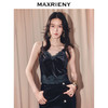 MAXRIENY法式复古蕾丝吊带衫25秋款千金穿搭打底衫背心内搭小衫女(货号:MF86TP503) 商品缩略图2