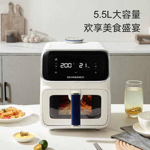 SCHNEIDER（施耐德）蒸烤空气炸锅5.5L SWK-XZL02 商品图1