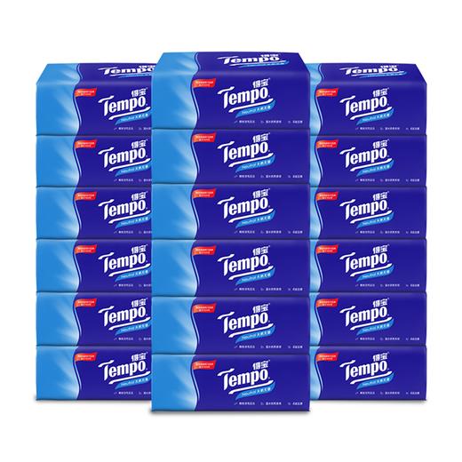 得宝（TEMPO） 抽纸 M码 无香4层90抽*18包 湿水不易破 纸巾餐巾纸 商品图2
