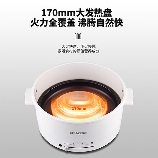 SCHNEIDER（施耐德）电火锅3.5L SWK-XNL17 商品图3