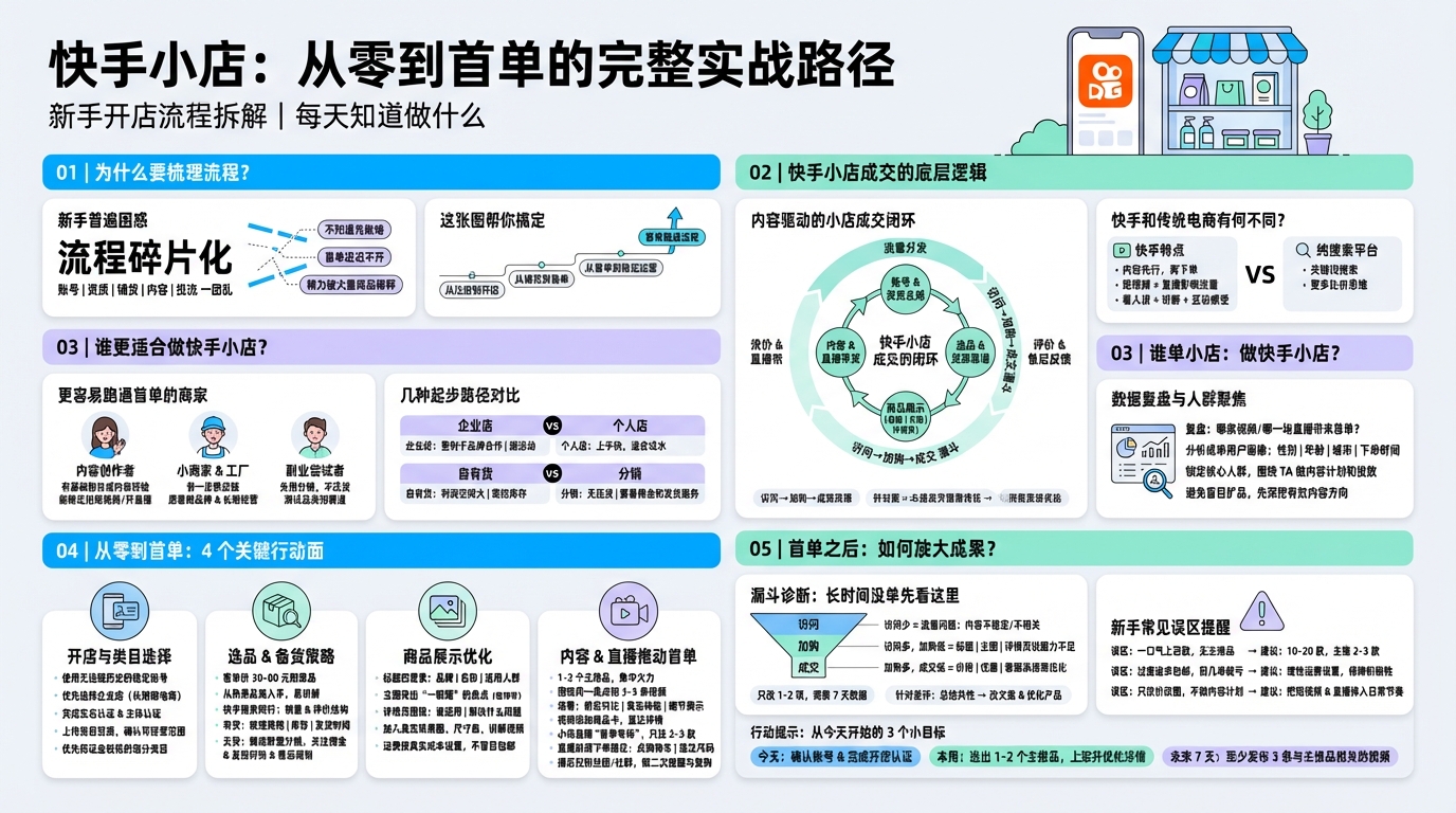 快手小店开店流程怎么走？