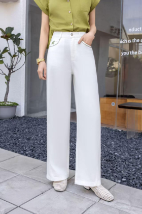 女装26春夏新品阔腿牛仔长裤2235-D9292