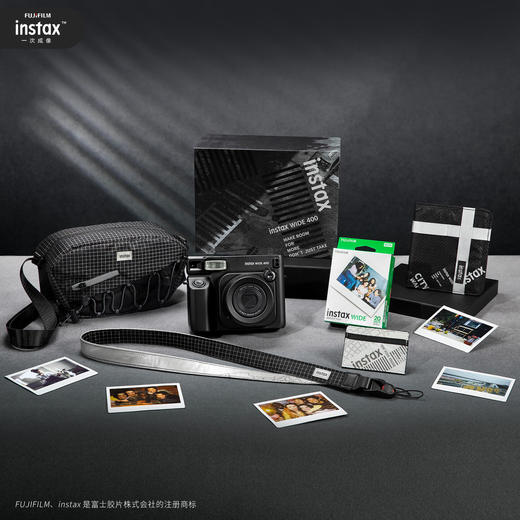Fujifilm/富士 拍立得 Wide400 黑色 街影行囊礼盒版 送礼自用 商品图1