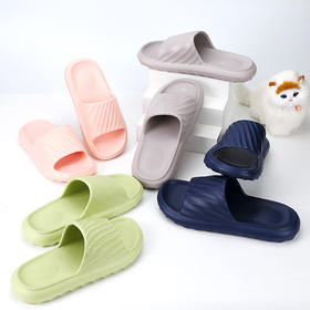 极货舒适斜条纹男/女拖鞋（下单备注尺码颜色或到店自选）