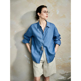 初棉亚麻3.0衬衫 | 透气舒适、经典老钱风设计、简约大气、日常通勤休闲百搭