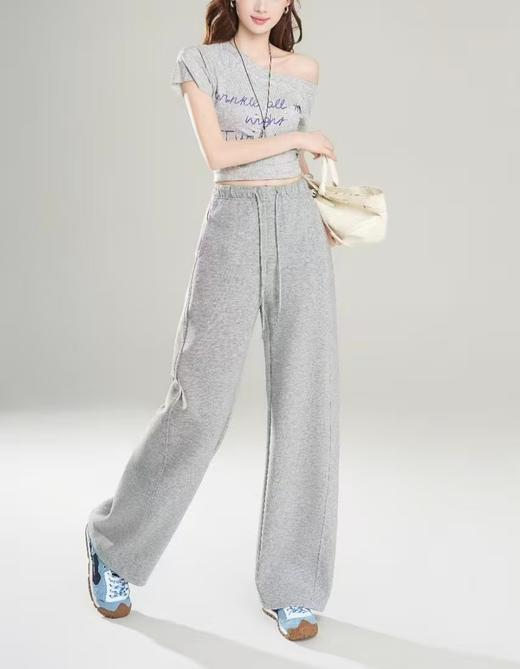 LS竹纤维女士裸感弯刀裤912 商品图2