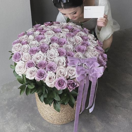 【 紫色浪漫花束桶】 商品图1