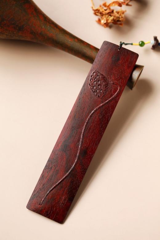 莲蓬°小叶紫檀书签 商品图0