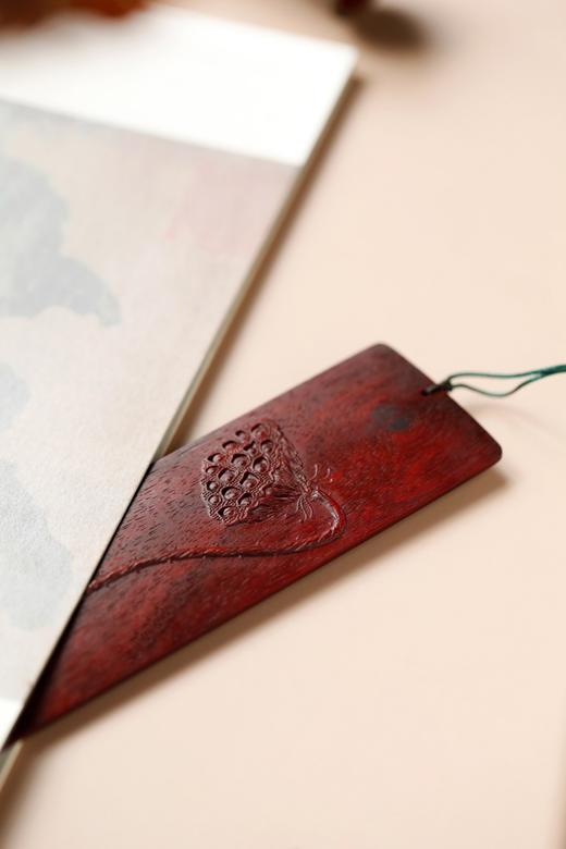 莲蓬°小叶紫檀书签 商品图6