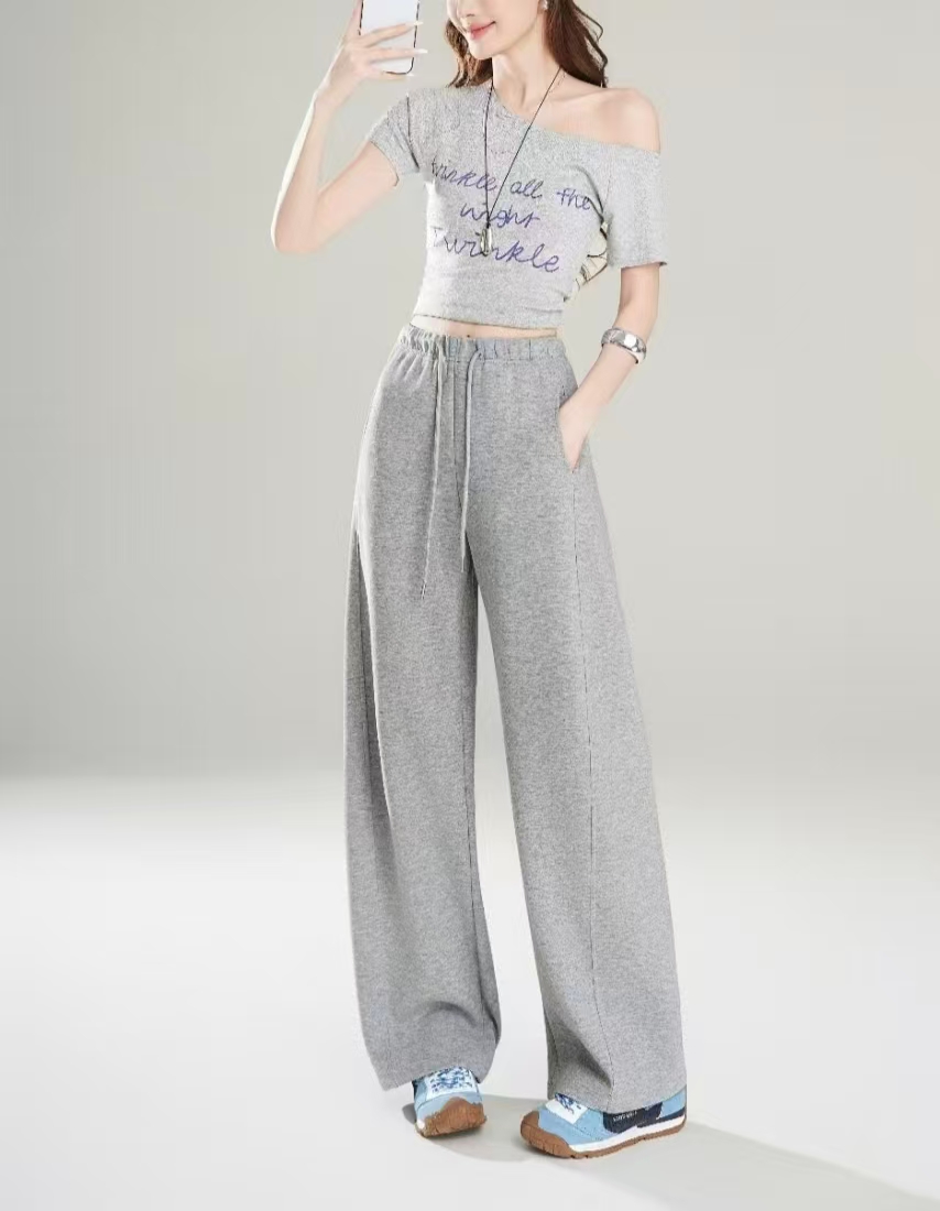 LS竹纤维女士裸感弯刀裤912