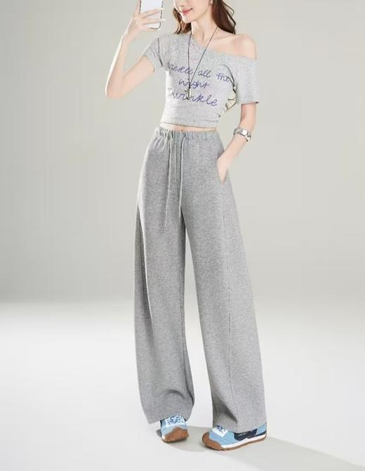 LS竹纤维女士裸感弯刀裤912 商品图0