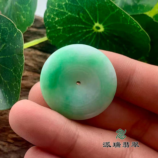 派瑞翡翠 翡翠平安扣 糯冰 飘花 商品图2